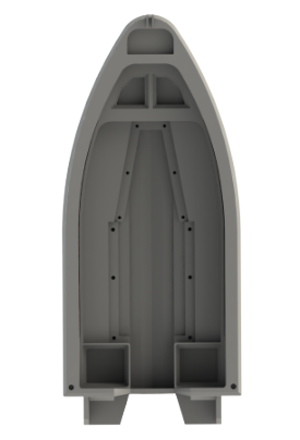 Rotationally moulded boat product design