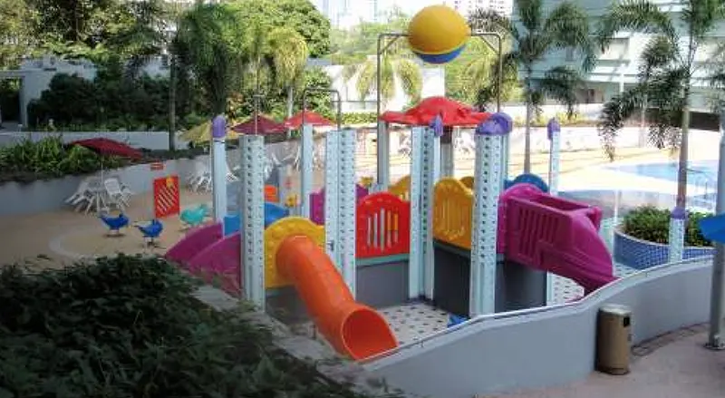 Rotational plastic playgrounds from Galloway Playground Products